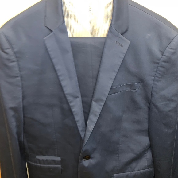 Express Suits & Blazers Express Mens Navy Blue Suit Poshmark